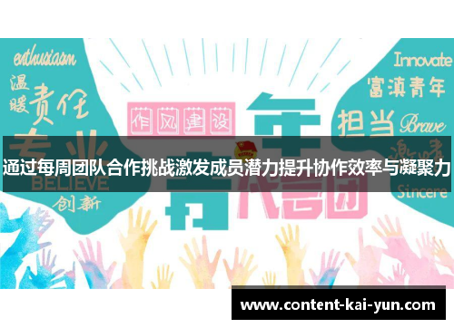 通过每周团队合作挑战激发成员潜力提升协作效率与凝聚力